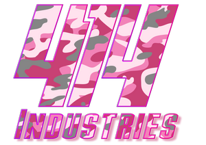 Camouflage 414 Industries logo tee